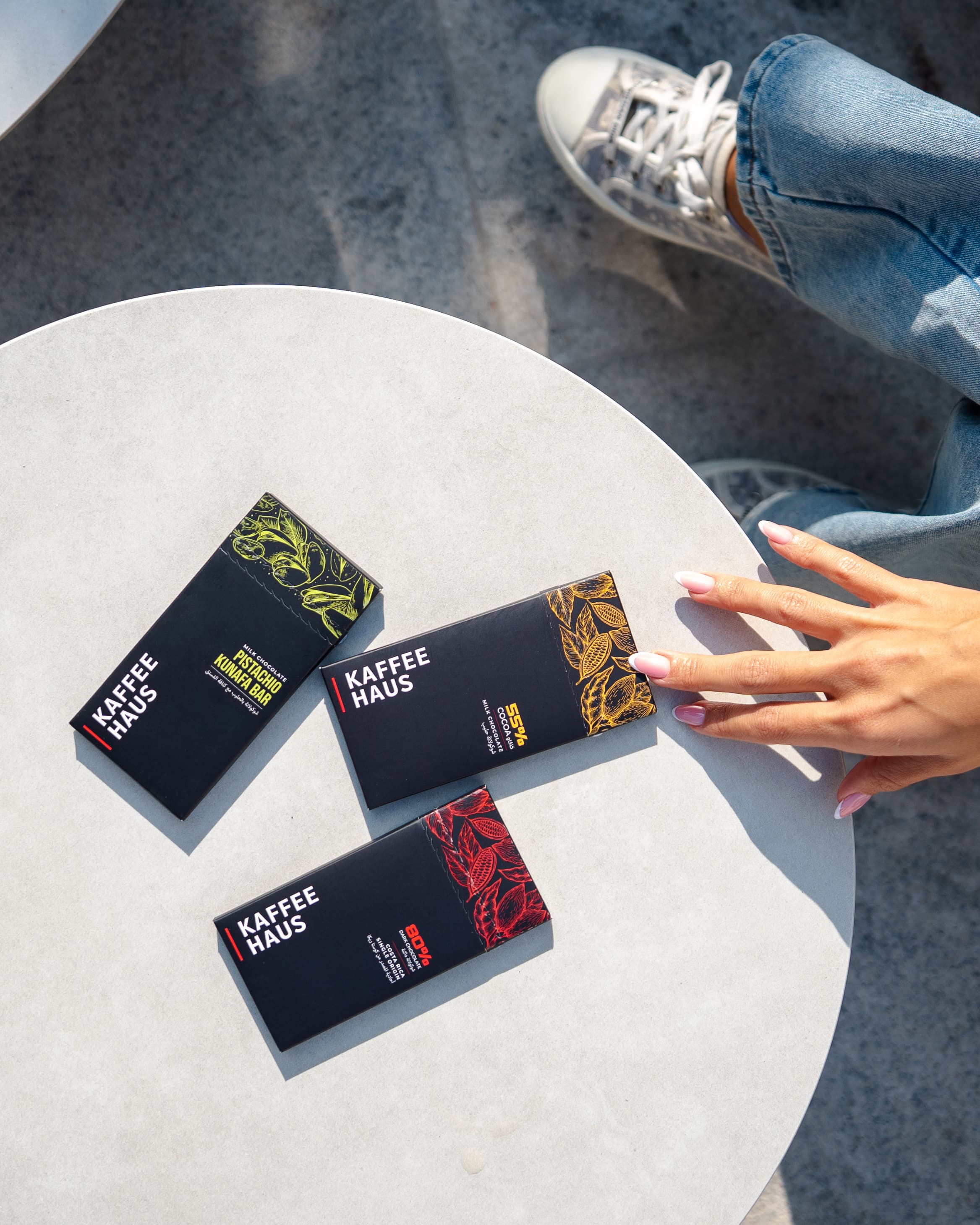 Kaffeehaus products on table